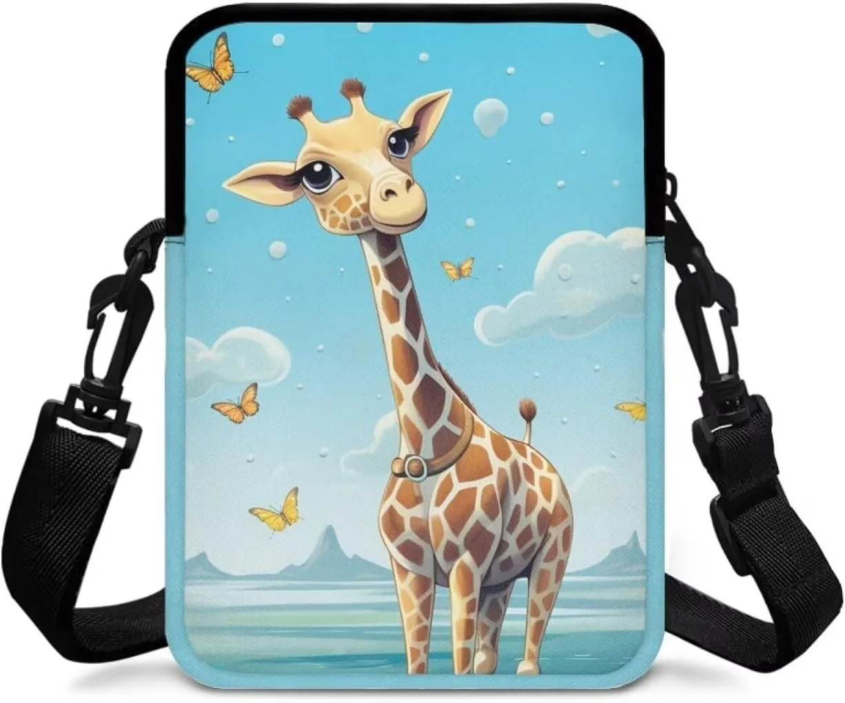 WELLFLYHOM Small Crossbody Purse Women Phone Bag Messenger Pouch Canvas SHoulder Handbag